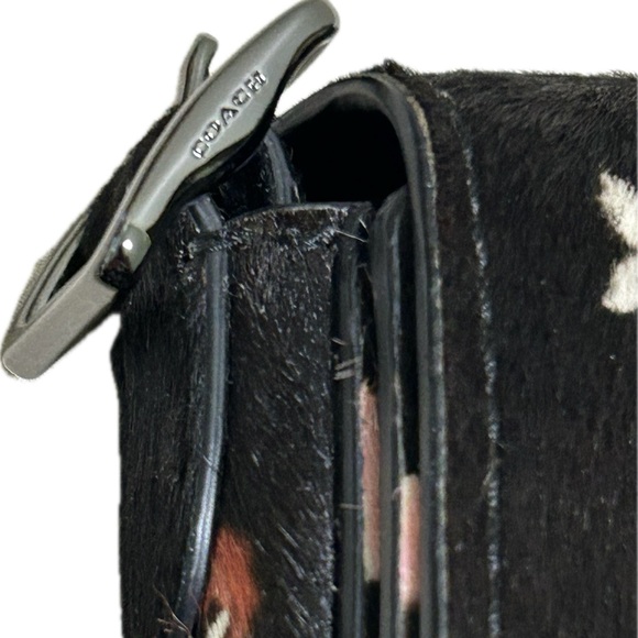 COACH 1941 Saddle Bag 23 Hair-On Calf Leather in Floral Print Crossbody - Picture 7 of 16